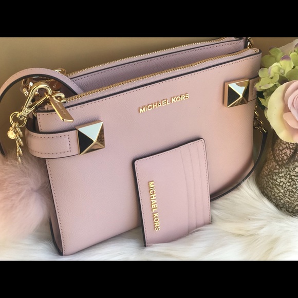 🌷MICHAEL KORS Blossom Leather Crossbody Set - Picture 5 of 7